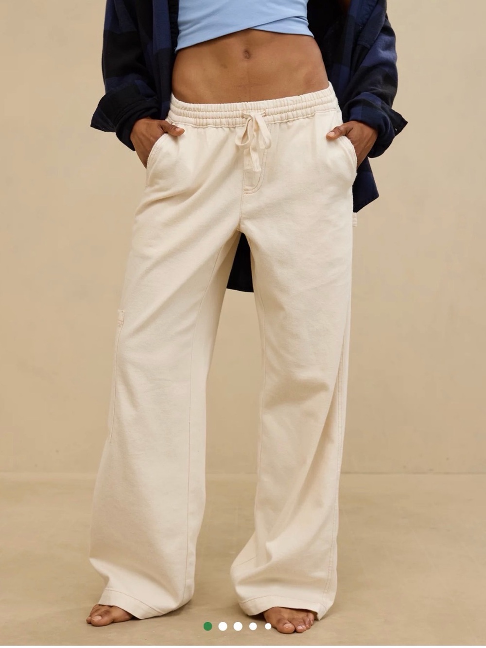 Aerie Low & Slouchy Trouser